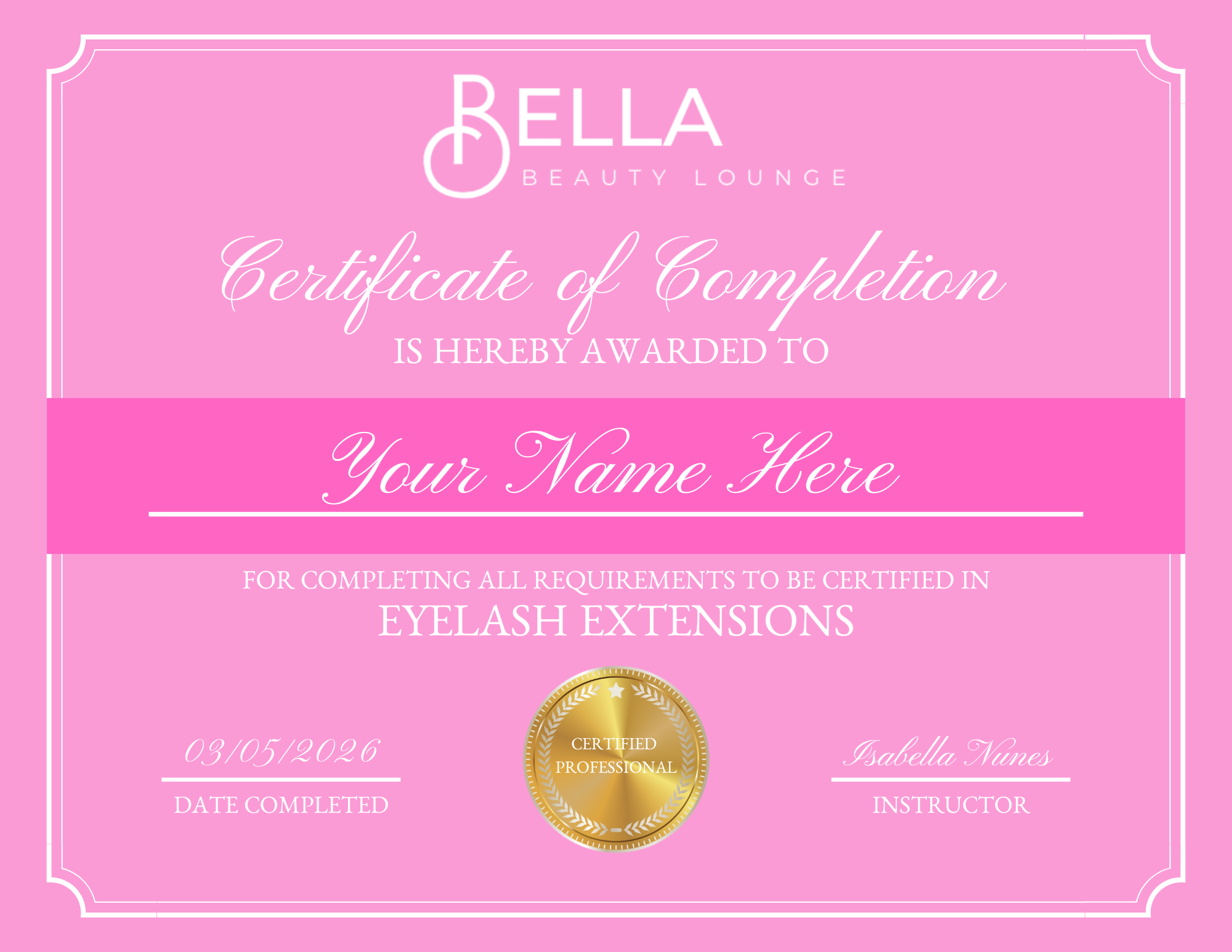 Pro Level Lashes Online Training